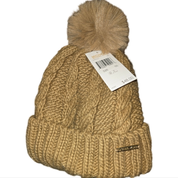 Michael Michael Kors Women's Camel Brown Beanie NWT OSFM - Picture 5 of 6